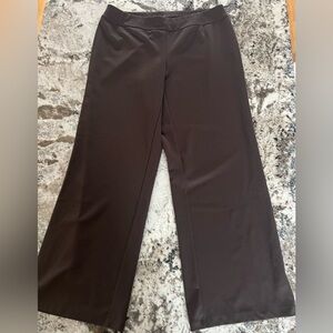 Lane Bryant Dark Brown Wide Leg Ponte Pants